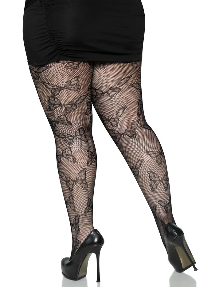 Butterfly Fishnet Tights