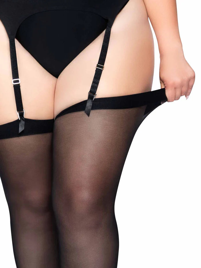 Plus Dex Sheer Stockings