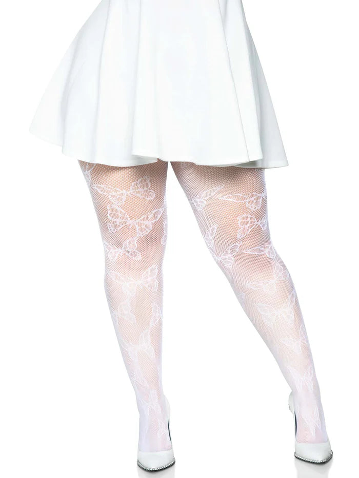Butterfly Fishnet Tights
