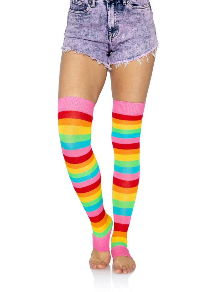 Raya Rainbow Leg Warmers