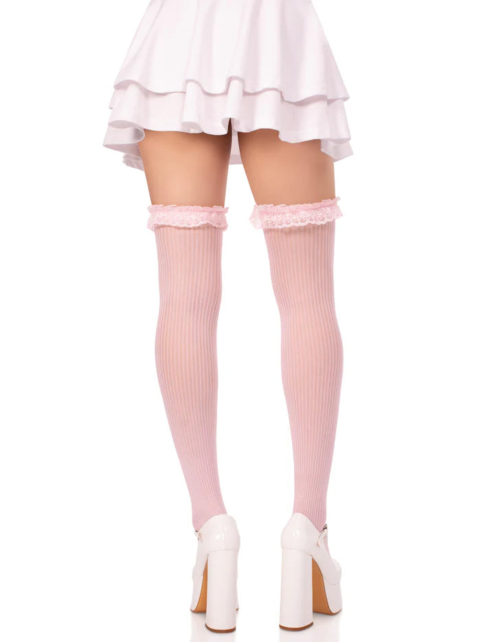 Calliope Striped Thigh Highs