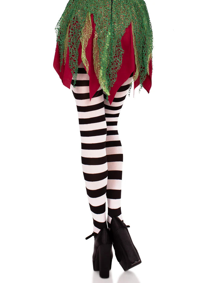 The Striped Opaque Tights