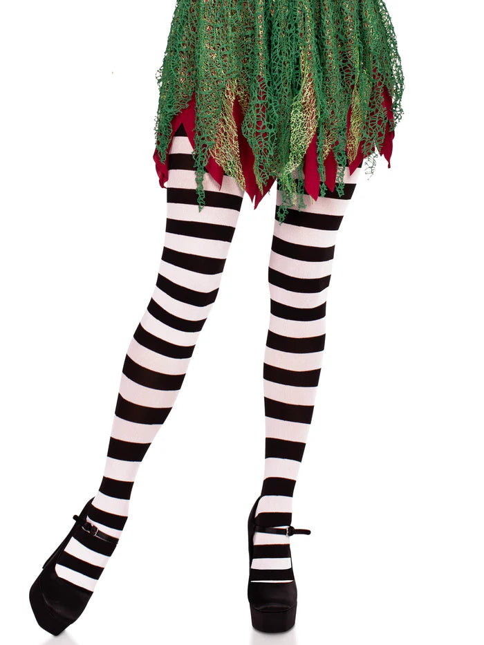 The Striped Opaque Tights