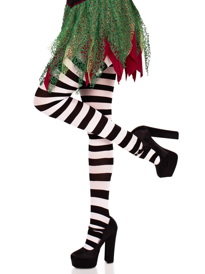 The Striped Opaque Tights