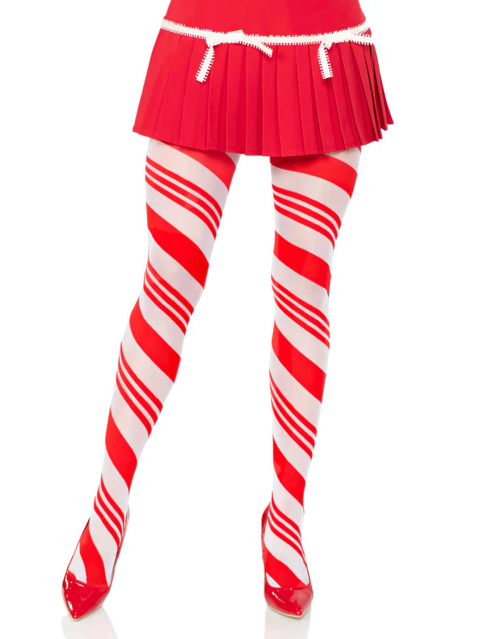 Arya Sheer Candy Striped Tights