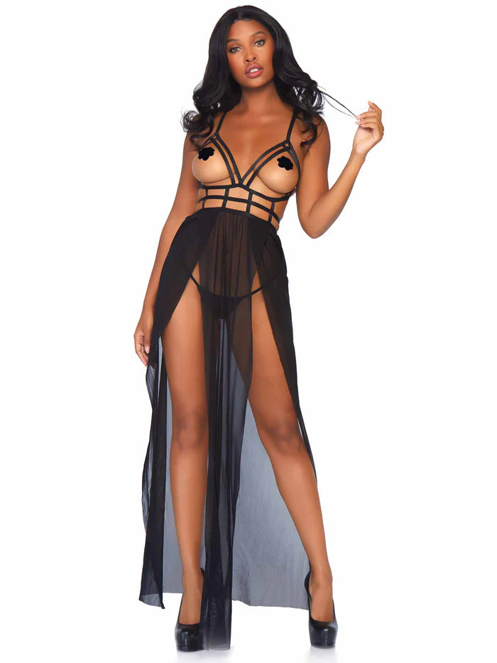 Yours Always Open Cup Gown Set
