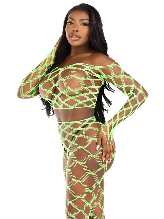 Never Say No Crop Top & Tights Set