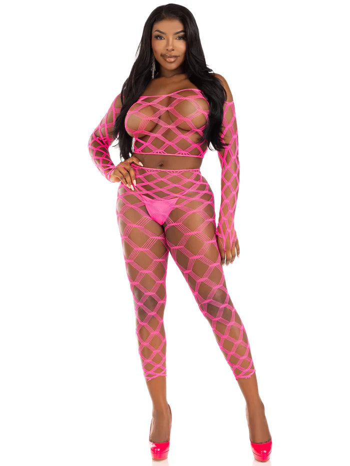 Never Say No Crop Top & Tights Set
