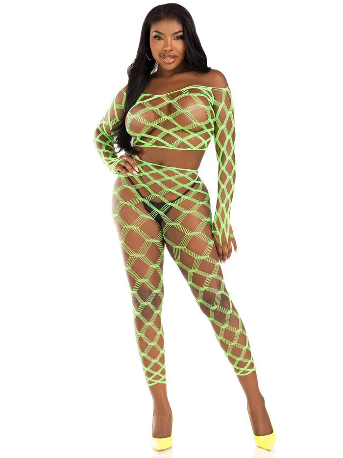 Never Say No Crop Top & Tights Set