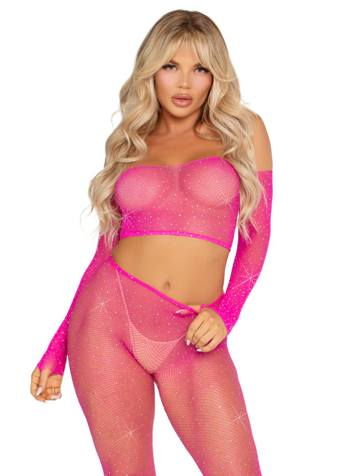 Captivated Crop Top and Pant Set