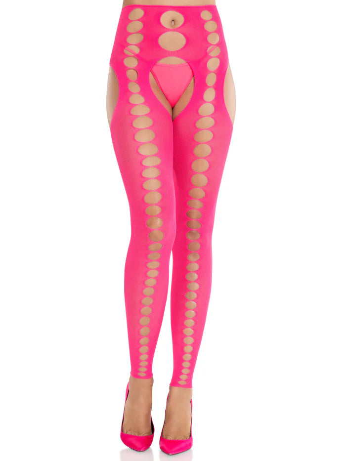Bex Cut-Out Suspender Tights