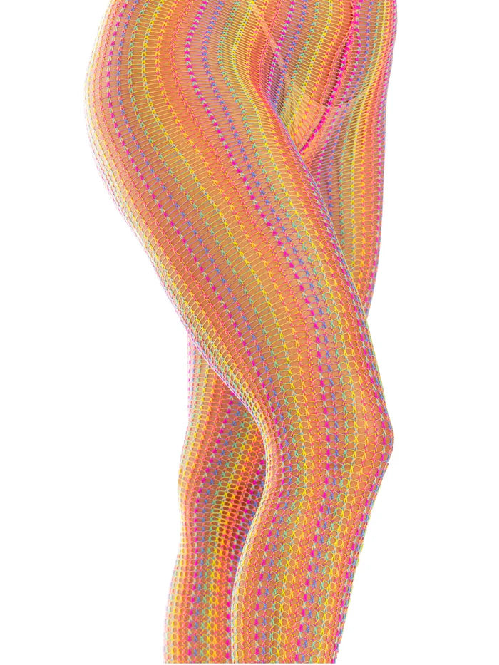 Alissa Rainbow Net Tights