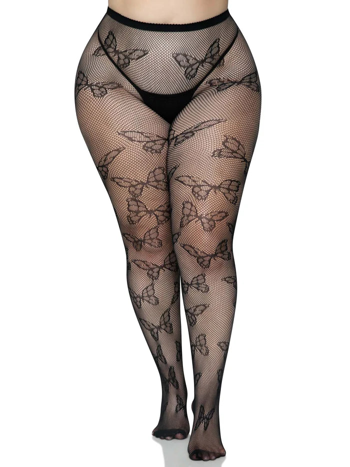 Butterfly Fishnet Tights
